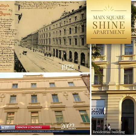 Luxurios And Historic Apartment "Shine" - Right On The Main Square Zagreb Exterior photo