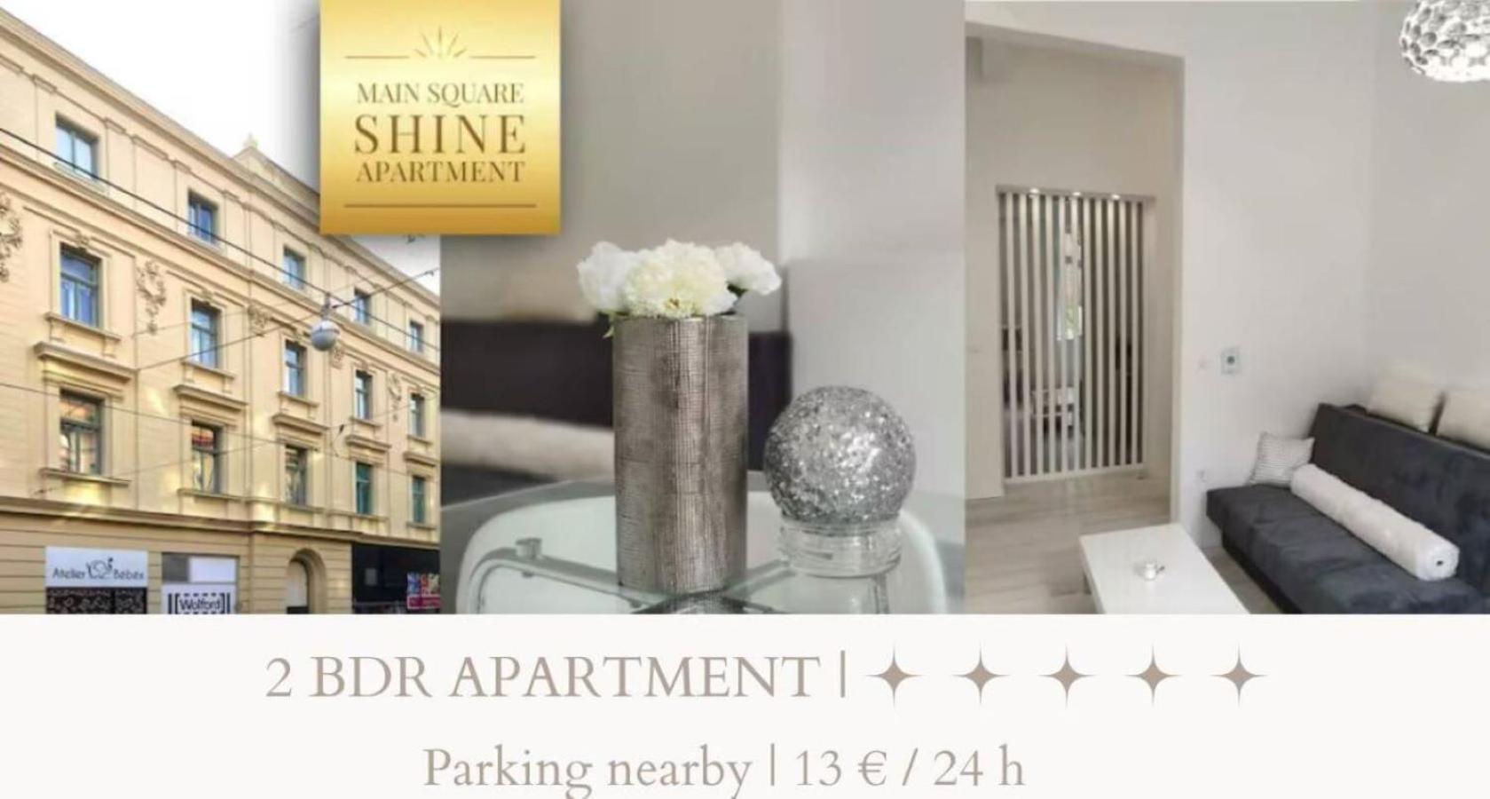 Luxurios And Historic Apartment "Shine" - Right On The Main Square Zagreb Exterior photo
